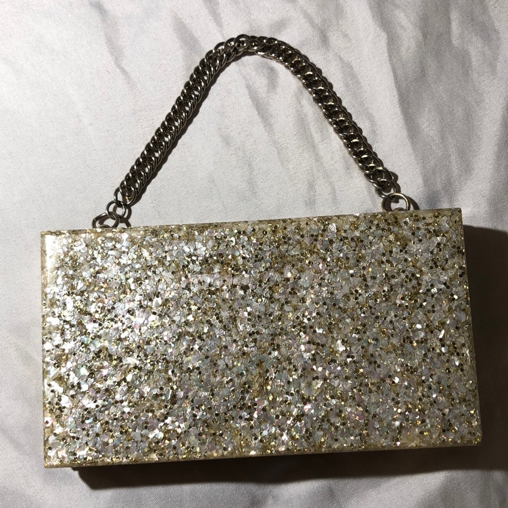 Vintage Metal Compact Purse